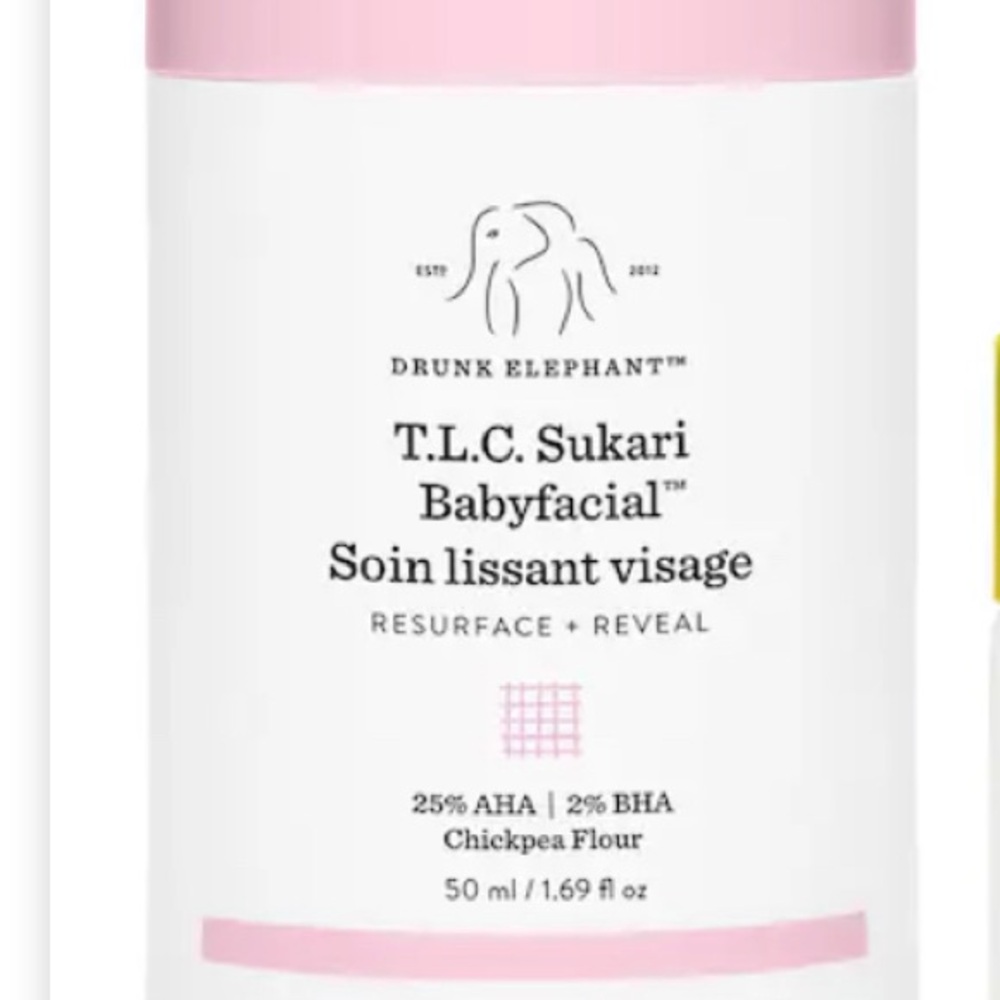 Drunk Elephant 
T.L.C. Sukari Babyfacial™ AHA + BHA Mask